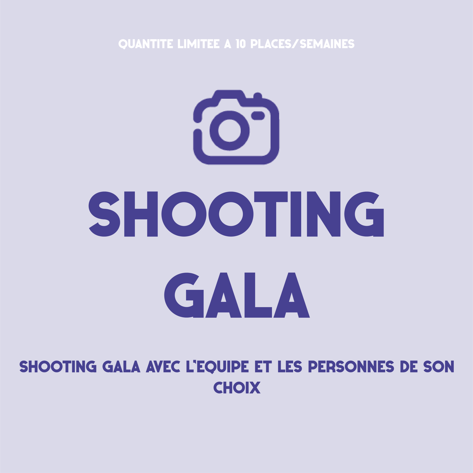 Shooting GALA - Photos